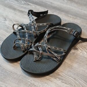Women's Ladies Chaco ZONG X Ecotread Fizz Black Sandals Size 11